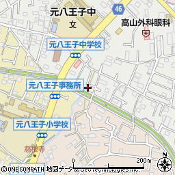 東京都八王子市大楽寺町430周辺の地図