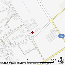 千葉県匝瑳市野手1453-1周辺の地図