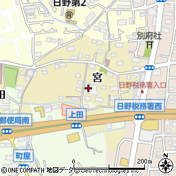 東京都日野市宮284周辺の地図