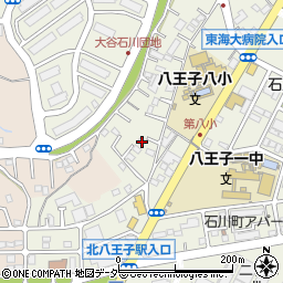 東京都八王子市石川町2077周辺の地図
