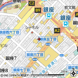 東京都中央区銀座6丁目8-3周辺の地図
