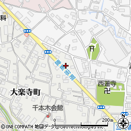 東京都八王子市大楽寺町534周辺の地図