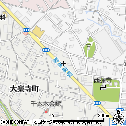 東京都八王子市大楽寺町534周辺の地図