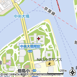 喜久屋クリーニングセンチュリーパークタワー佃店周辺の地図