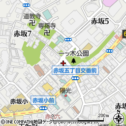 東京都港区赤坂7丁目8-1周辺の地図