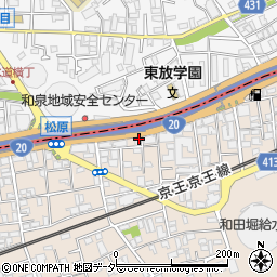 ａｎパーク松原１駐車場周辺の地図