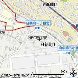 ＮＥＣ府中寮周辺の地図