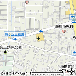 セカンドストリート　四街道大日店周辺の地図