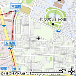東京都渋谷区大山町28周辺の地図