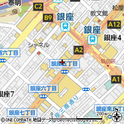 ＣＡＢａＮ　銀座店周辺の地図