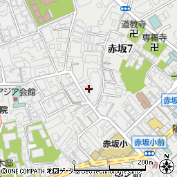 東京都港区赤坂7丁目5-32周辺の地図