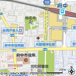 武田塾　府中校周辺の地図