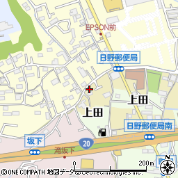東京都日野市宮354周辺の地図