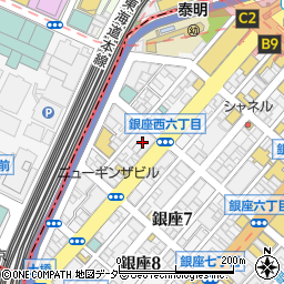 東京都中央区銀座7丁目3-5周辺の地図