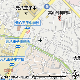 東京都八王子市大楽寺町433周辺の地図