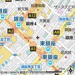 東京都中央区銀座4丁目8周辺の地図