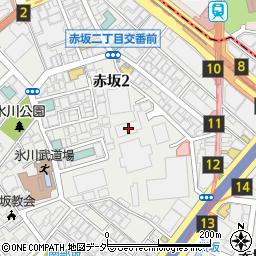 東京都港区赤坂2丁目17-11周辺の地図