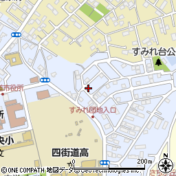 千葉県四街道市鹿渡865-70周辺の地図