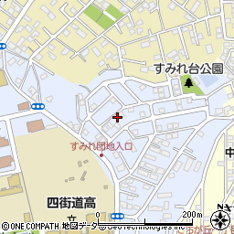 千葉県四街道市鹿渡865-42周辺の地図