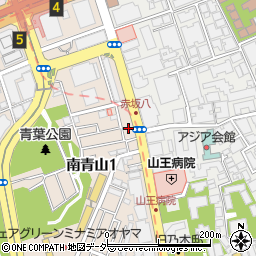 東京都港区南青山1丁目10-4周辺の地図