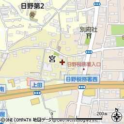 東京都日野市宮298周辺の地図