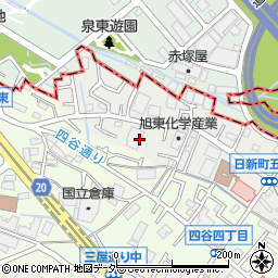 東京都府中市日新町5丁目70周辺の地図