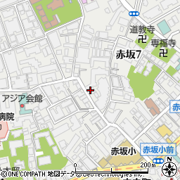 赤坂山王整骨院周辺の地図