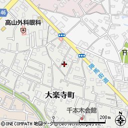東京都八王子市大楽寺町520周辺の地図