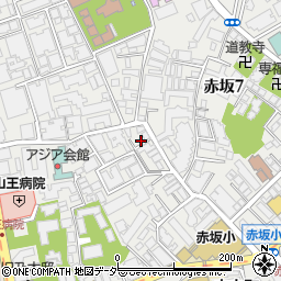東京都港区赤坂8丁目7-4周辺の地図
