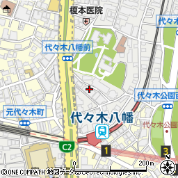 東京都渋谷区代々木5丁目9周辺の地図