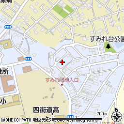 千葉県四街道市鹿渡865-68周辺の地図