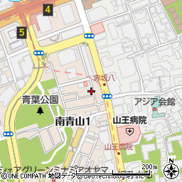 東京都港区南青山1丁目8-3周辺の地図