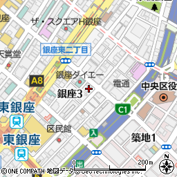 東京都中央区銀座3丁目13-1周辺の地図