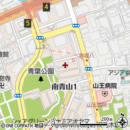 東京都港区南青山1丁目8-7周辺の地図