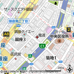 東京都中央区銀座2丁目16-11周辺の地図