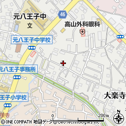 東京都八王子市大楽寺町471周辺の地図