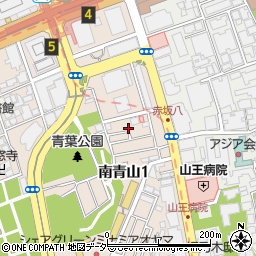 東京都港区南青山1丁目8周辺の地図