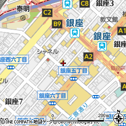 ギャラリー夢幻庵銀座店周辺の地図