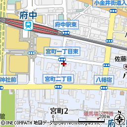 鮨松つつじケ丘美登利府中店周辺の地図