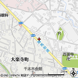 東京都八王子市大楽寺町536周辺の地図
