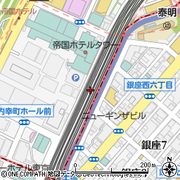 東京都千代田区内幸町1丁目7周辺の地図