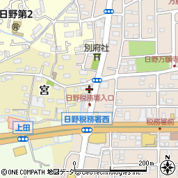 早稲田育英ゼミナール日野教室周辺の地図