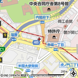 明治産業株式会社　海外部機械周辺の地図