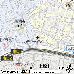 東京都渋谷区元代々木町13周辺の地図