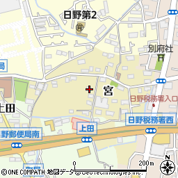 東京都日野市宮277周辺の地図
