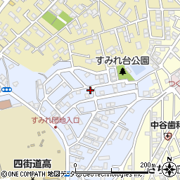 千葉県四街道市鹿渡865-36周辺の地図