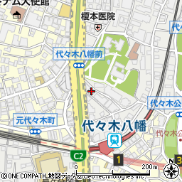 東京都渋谷区代々木5丁目9-8周辺の地図