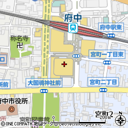 餃子の王様龍吟ミッテン府中店周辺の地図