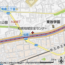 高井戸警察署和泉地域安全センター周辺の地図