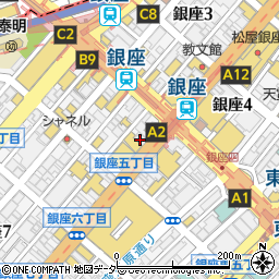 近江うし焼肉 にくTATSU 銀座店周辺の地図